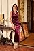 GRACE KARIN 2025 Velvet Wedding Guest Dresses for Women Winter Formal Cocktail Maxi Dress Evening Gown Wine Red XX-Large