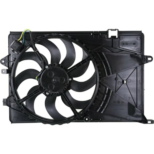 6JUEBING6 Radiator Cooling Fan Assembly for Chevy for Sonic 1.4L 2012-2020 GM3115247 14888350