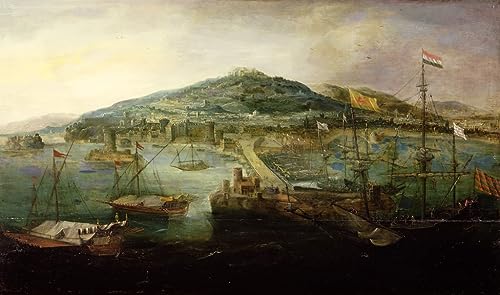 Tableau la baie de Naples de Paul Bril poster mural 60x90cm