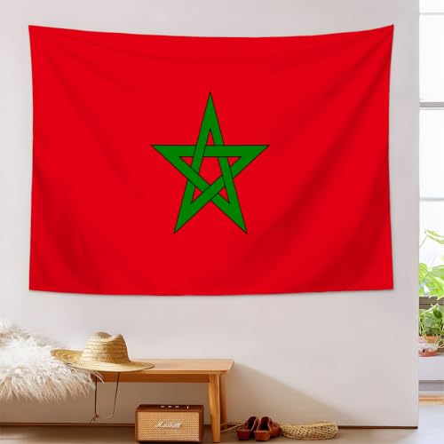 Tapisserie symbole national marocain en tissu durable pour chambre