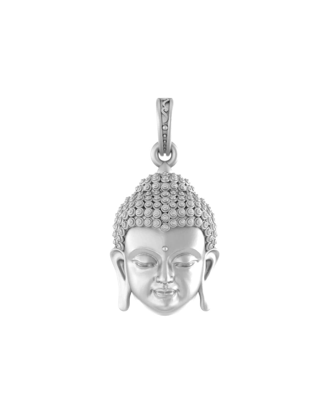 Pendentif Bouddha Gautam argent pur idée cadeau anniversaire - 5