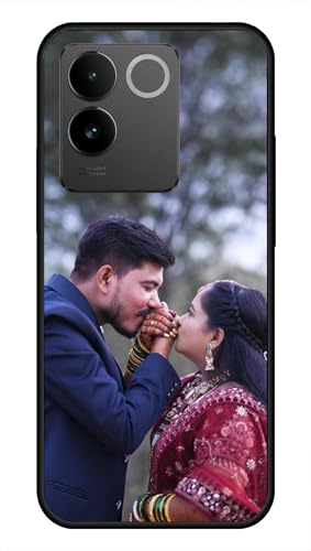Image of NDCOM for Customised iQOO Z7 Pro 5G Back Cover | Vivo T2 Pro 5G Cover | Vivo T2Pro 5G Back Cover | Sleek Case | | DIY Personalised Photo Design | Customized Gift Custom Text Name Printed Metal Case