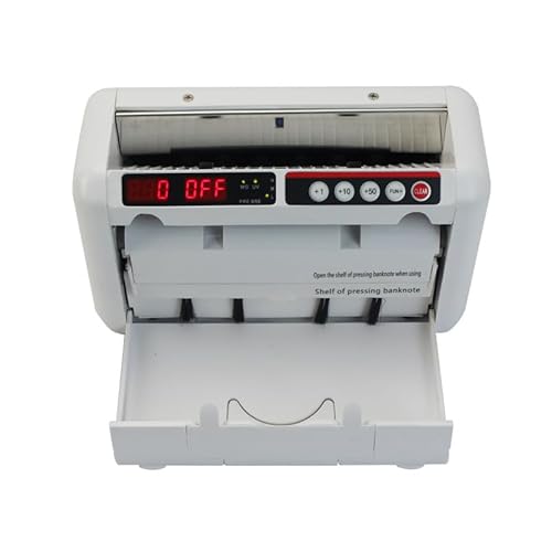 TAOXIAOLU お札カウンター ハンディカウンター 小型 充電式 高速紙幣カウンター UV紫外線/MG磁気偽札感知 50×110mm~100×190mm 紙幣/券類/新札対応 K-1000 の商品画像 4