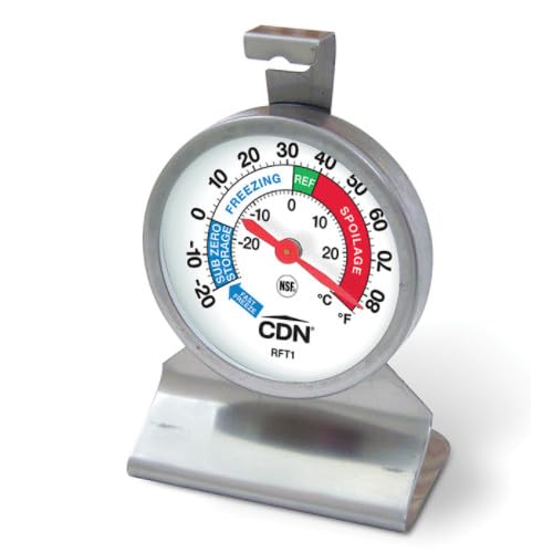 Exact FIT for All Points 621153 Heavy Duty REFRIGERATORFREEZER Thermometer - Replacement Part by MAVRIK