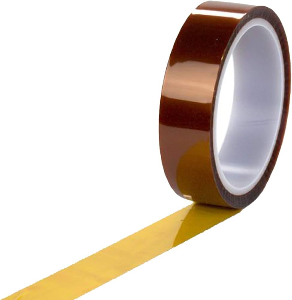 TRUEBOND High Temperature Kapton Tape,Polyimide Film Tape (Size-12mm x 33mtr) to Masking,Electric Task,Soldering Pack of 1