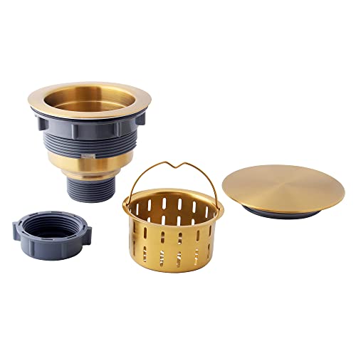 Ensamblaje de Drenaje para Fregadero de Cocina 3.5 pulg Oro miniatura 2