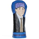 The Office Golf Head Covers, Office Merchandise Golf Club Driver Headcovers, Embroidery Leather Design, Prison Mike Inspired Gifts for Men, Father, Dad, Boyfriend