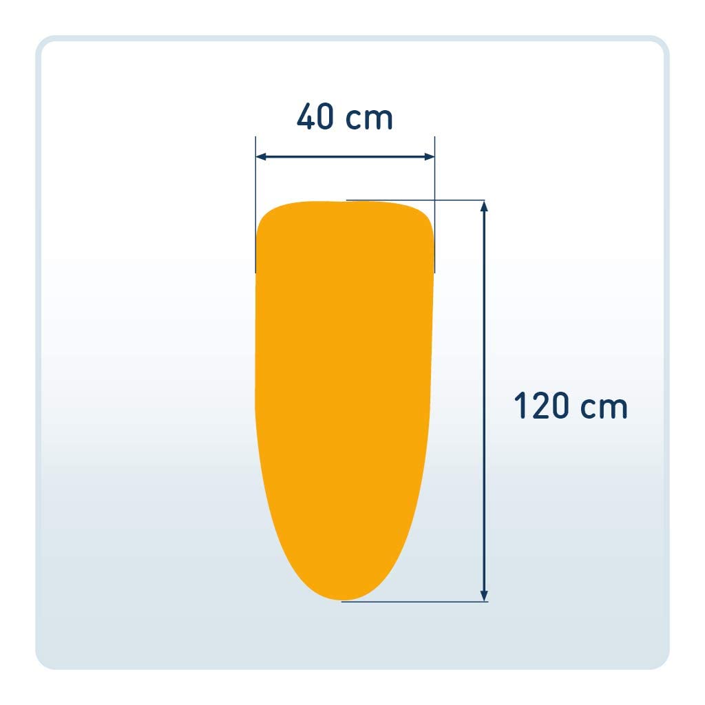 Rörets Pokrowiec na deskę do prasowania Holly – 40 x 120 cm – 3 warstwy dla najwyższego komfortu prasowania – Velcro zapewnia idealne dopasowanie – certyfikat Oeko-Tex – wzornictwo i jakość najsilniejszej szwedzkiej marki desek do prasowania