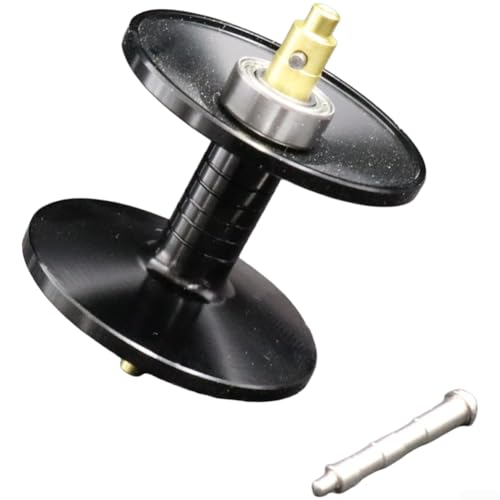 Carrete de pesca de aleación de aluminio para Abu Garcia Max B6P6 y modelo 26, marco asimétrico, copa ligera de línea hueca con rodamientos de cerámica para lanzamiento suave, rojo, negro y morado