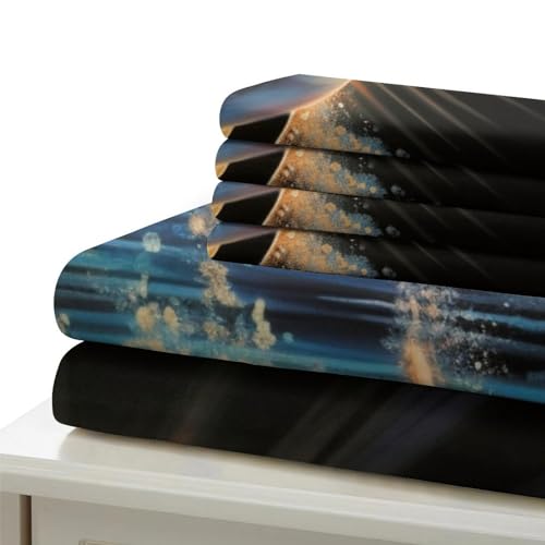 Housse de couette dauphin 3D anti-plis avec fermeture éclair - 6