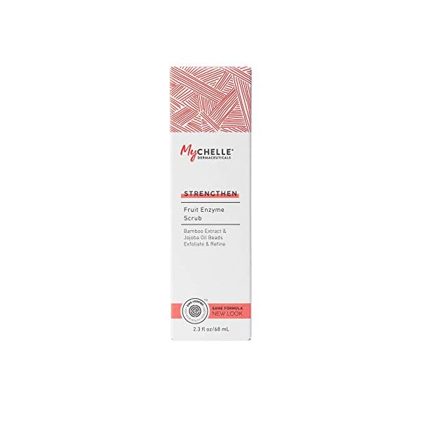 MyCHELLE Dermaceuticals Fruit Enzyme Cleanser (2.3 Fl Oz) - Gentle Facial Cleanser & Skin Cleanser with Concentrated Fruit-Infused Actives & Antioxidants - Cleanses & Strengthens Skin