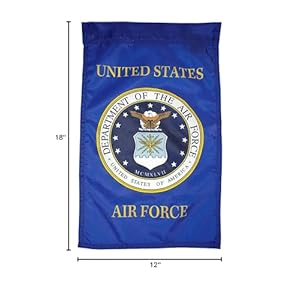 FlagSource US Air Force Nylon Garden Flag Made in The USA 18×12