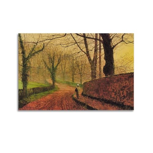 Stapleton Park Poster John Atkinson Grimshaw, une idée cadeau idéale en impression sur toile