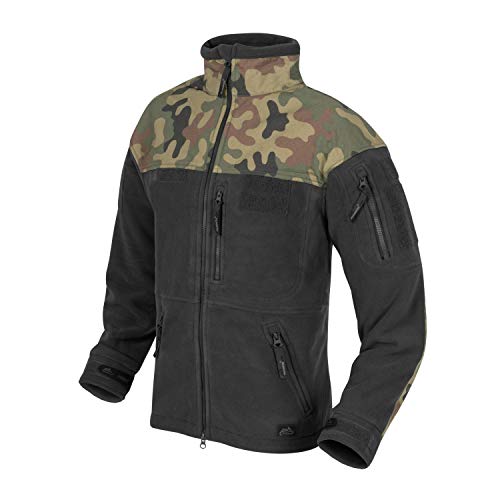 Veste polaire Infantry Helikon noire pour vos sorties nature en PL Woodland