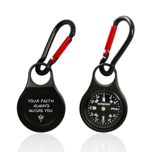 Personalized Compass, Navigation Tool with Customizable Text, Waterproof Luminous Function, Perfect Hiking Survival Gift for Men, Women, Dads