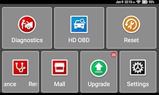 LAUNCH Creader Elite HD-Volvo International Isuzu Hino Heavy Duty Truck Cummins Detroit MAXXFORCE Diagnostic Scanner, Diagnosis,Actuation Test,Coding, Special Functions, Lifetime Free Upgrade