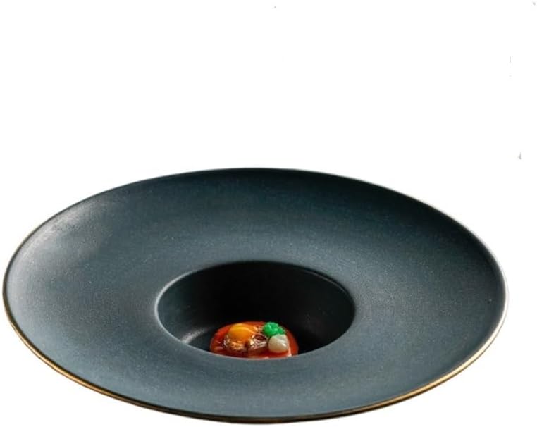 Dinner Plates Straw Hat Ceramic Dinner Plate Soup Plate Pasta Dish Western Plates Serving Plates Dessert Bowl Fruit Dish Salad Bowl Snack Tray