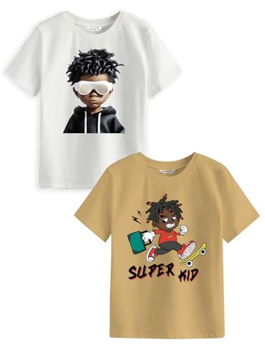 Image of Dagcros Half Sleeve Round Neck Cotton Tshirt for Boys