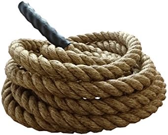 Fitrope – Beginners Exercise Battle Rope – 28mm Natural Training Rope – 5m