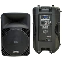 مطلق USPRO15BT 15 & quot؛ نشط مكبر الصوت PRO PA DJ مكبر الصوت Bluetooth FM راديو كاريوكي