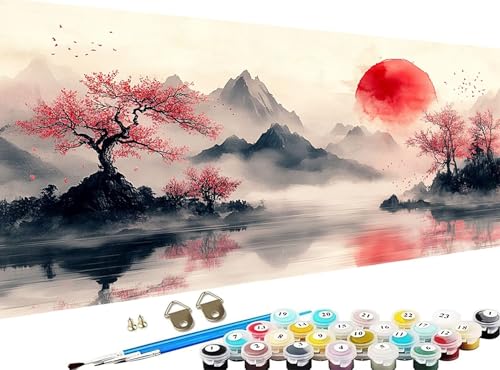 G i lp DIY yCgoCio[  h G fW^GZbg uVƃANGt hG l̃NtgANeBreB Paint by Numbers z[ NX}X  av[g 90x180 c