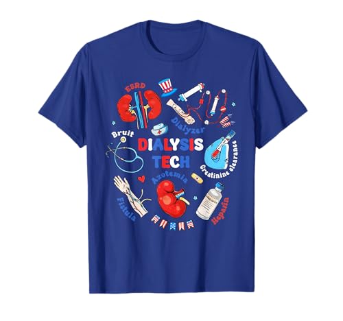 Dialysis Tech 4th of July Nephrology Nurse Nephrology Life T-Shirt