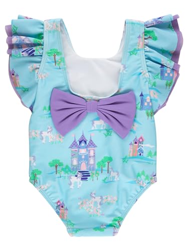 Image of RuffleButts Baby /Toddler Girls Ruffle Strap One Piece Swimsuit w /UPF 50+ Sun Protection