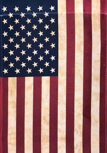 Briarwood Lane Tea Stained American House Flag American Flag 28" x 40"