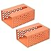 Porte-papier toilette pour papier toilette avec étagère murale, orange, taille unique