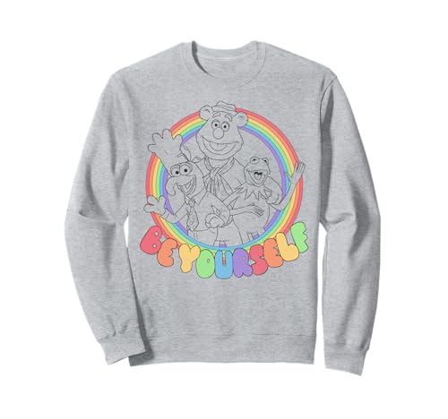 Sweat Muppets Be Yourself Disney coloré pour look décontracté