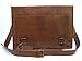 vintage crafts Leather Briefcase for Men and Women 16 inch Handmade Leather Messenger Bag for Laptop Best Computer Satchel Distressed Bag
