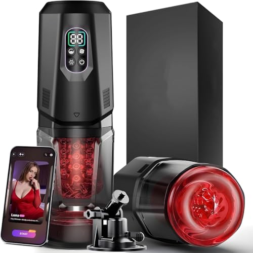 2026 Upgraded Male Masterburbatar Hands Free Sucking & Vibrating Automatic Tight Sleeve Hoodies Male Mastusbafor Blowjobob Machine for Man QRX668