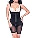 Produktbild COMFREE Damen Formender Miederbody mit Beine Shaping Bodysuits Stark Formend Bauchweg Body Shaper Figurformende Bodys Nahtlos Shapewear Bodysuit Unterbrust Sculpting Body mit Haken Schwarz M