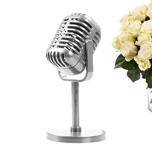 Micrófono Falso, micrófono Retro con Soporte, micrófono Modelo,
