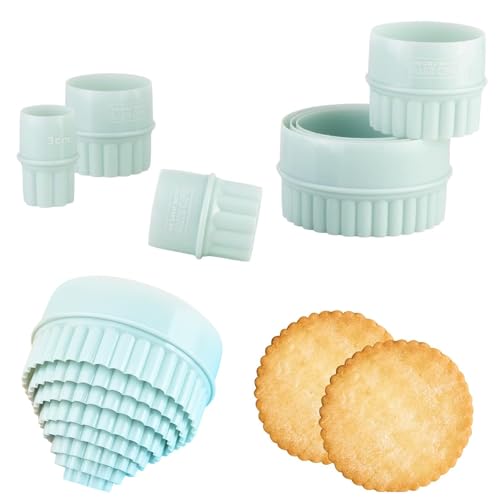 Yingjie Plastic Cookie Cutters, Pastry Cutter Set, Versatile Shap...