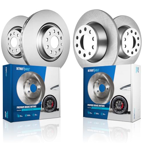 Image of Detroit Axle - Brake Rotors for Volkswagen Jetta Passat CC Tiguan Eos