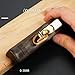 LeTkingok Woodworking Chamfering Planer, Edge Trimmer Mini Ebony Trimming Rounding Planer DIY Portable Woodcraft Tool 0-3MM