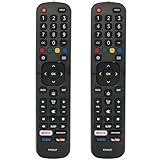 Pack of 2 EN2A27 Universal Remote Control Replacement Compatible with All Hisense Smart TV H6 H8 H9 H55 H65 H9G H5C H8C A60 H5510G H5500F Series EN2A27S ERF2A60 EN2A27HT EN2A127H EN2AN27H EN2AS27H