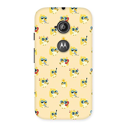 Neo World Yellow Parrot Back Case Cover for Moto E (2nd Gen) 4G Moto