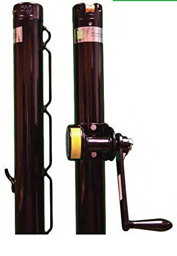 Har-Tru BuyBocceBalls Listing - Tennis Court Accessories - Tennis Net Advantage External-Wind Post - Green