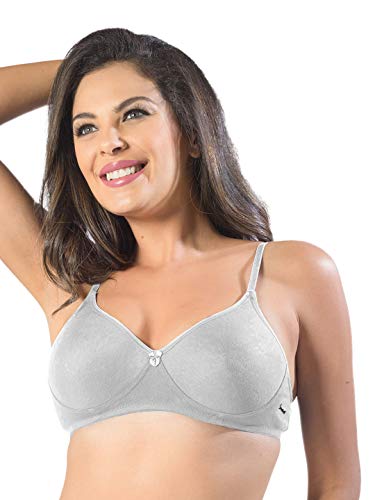 Image of SONARI Womens Non Padded Cotton Bra | Wire Free, Medium Coverage, Seamless Cups, Comfortable Polyester Cotton Blend Fabric | Adjustable Straps, Ideal for Everyday Wear - Smile