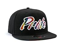 Gay Pride schwarzes Regenbogen Snapback Baseball Cap