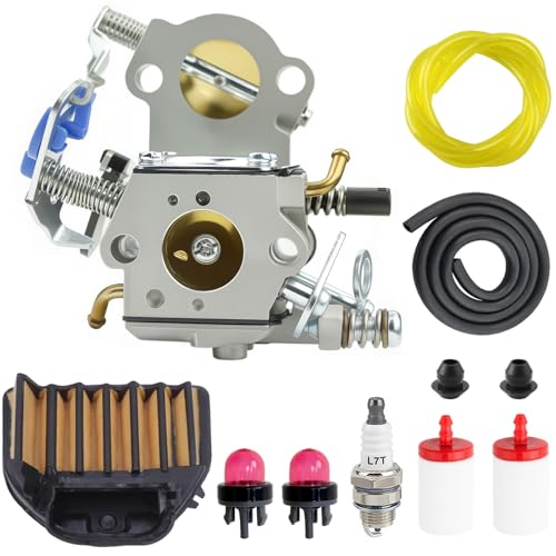455 Rancher Carburetor Kit Compatible With Husqvarna 455 460 455E 461 Rancher C1M-EL35 For Jonsered CS2255 WTA29 WTEA-1-1 Replace OEM 544883001 544227401 544312901 544888301 Chainsaw Parts