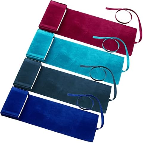 Zhengmy 4 Pieces Tarot Card Holder Tarot Bags Tarot Pouch Tarot Wrap Storage Holder Tarot Spread Cloth for Oracle Decks Cover