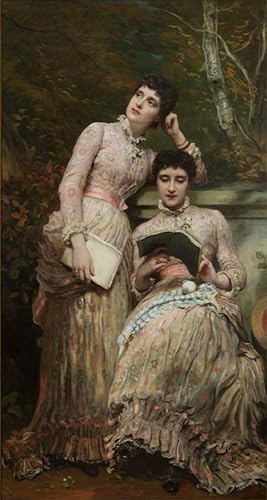 Ida et Ethel affiches et gravures de jumelles peinture sur toile pour un salon chaleureux