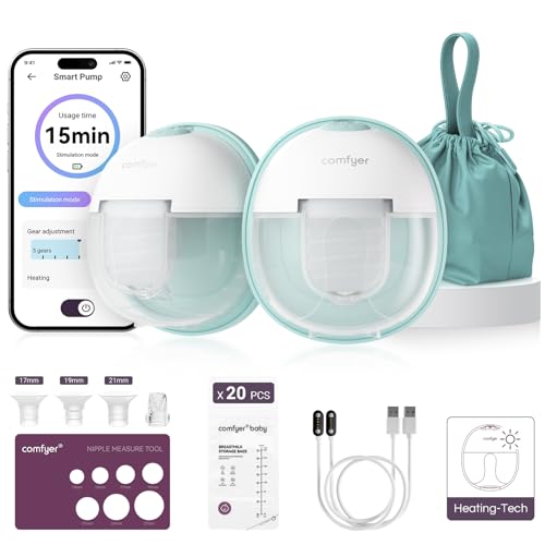 Heated Breast Pump Hands Free, Industry-Leading Heating Tech, Inn...