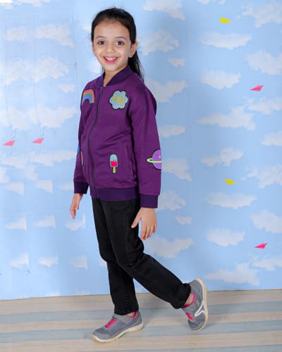 Image of The Mom Store Winter Jackets for Kids | Cute Sweatshirt and Cool Hoodies for Baby Boy and Baby Girls | with Zippers | Hoodie Cap