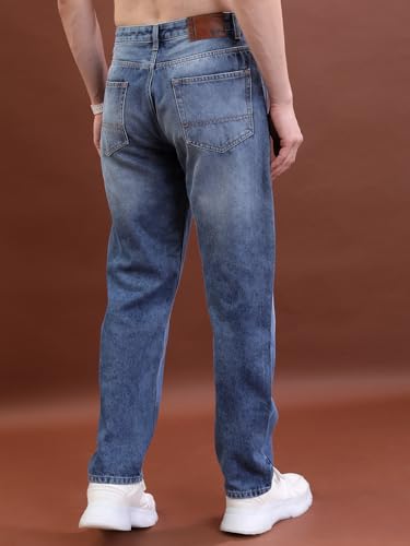 Image of Highlander Men's Straight Fit Jeans | Regular Length | Mid Rise | Men Jeans
