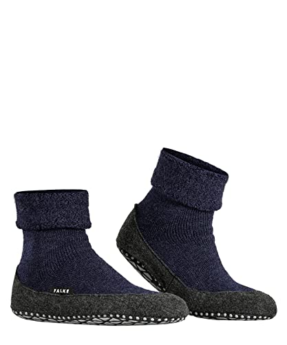 FALKE Unisex Stoppersocken Cosyshoe M Hp Wolle rutschhemmende Noppen 1 Paar, Blau Dark Blue 6680, 43-44 – Ansicht 5