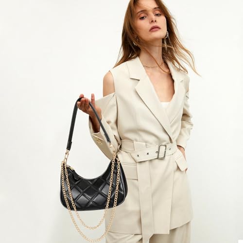 Image of KKXIU Shoulder Bag for Women Cute Hobo Purses and Handbags Retro Clutch Underarm Purse | Cute